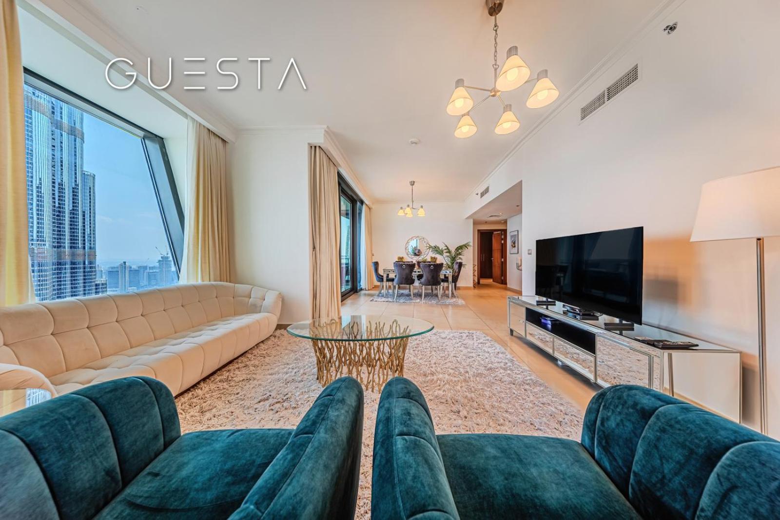 Burj Vista By Emaar - Burj Khalifa & Fountain Views, Downtown Dubai Apartment ภายนอก รูปภาพ